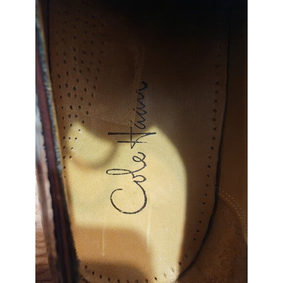 Cole Haan Cap Toe Oxford Dress Shoes Men’s 10 Burgundy Brown Leather Lace Up main image 4